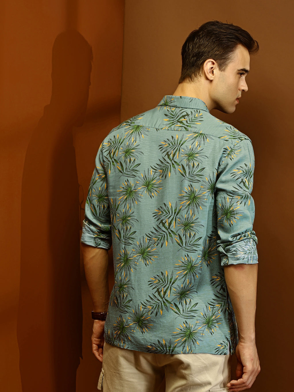 Green Jungle Textured Shirt