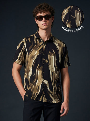 Brown Imported Soft Flow Shirt