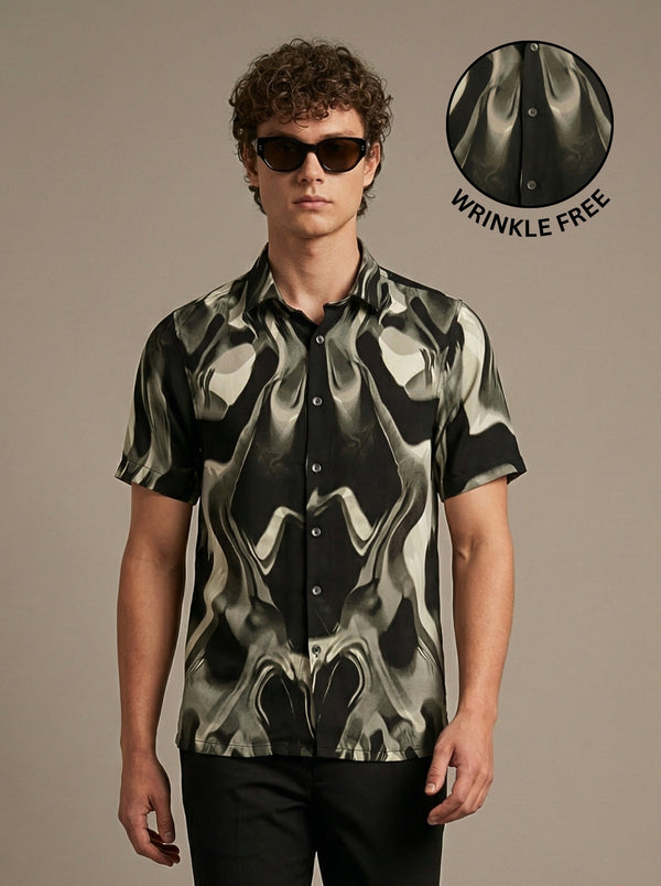 Deep Olive Soft Flow Shirt