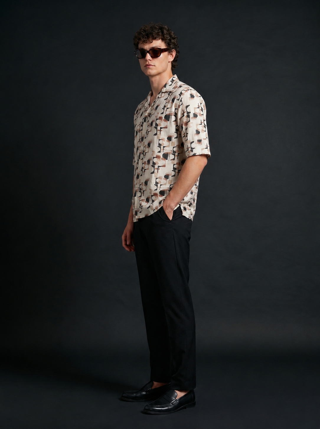Dyno Viscose Relaxed Printed Shirt