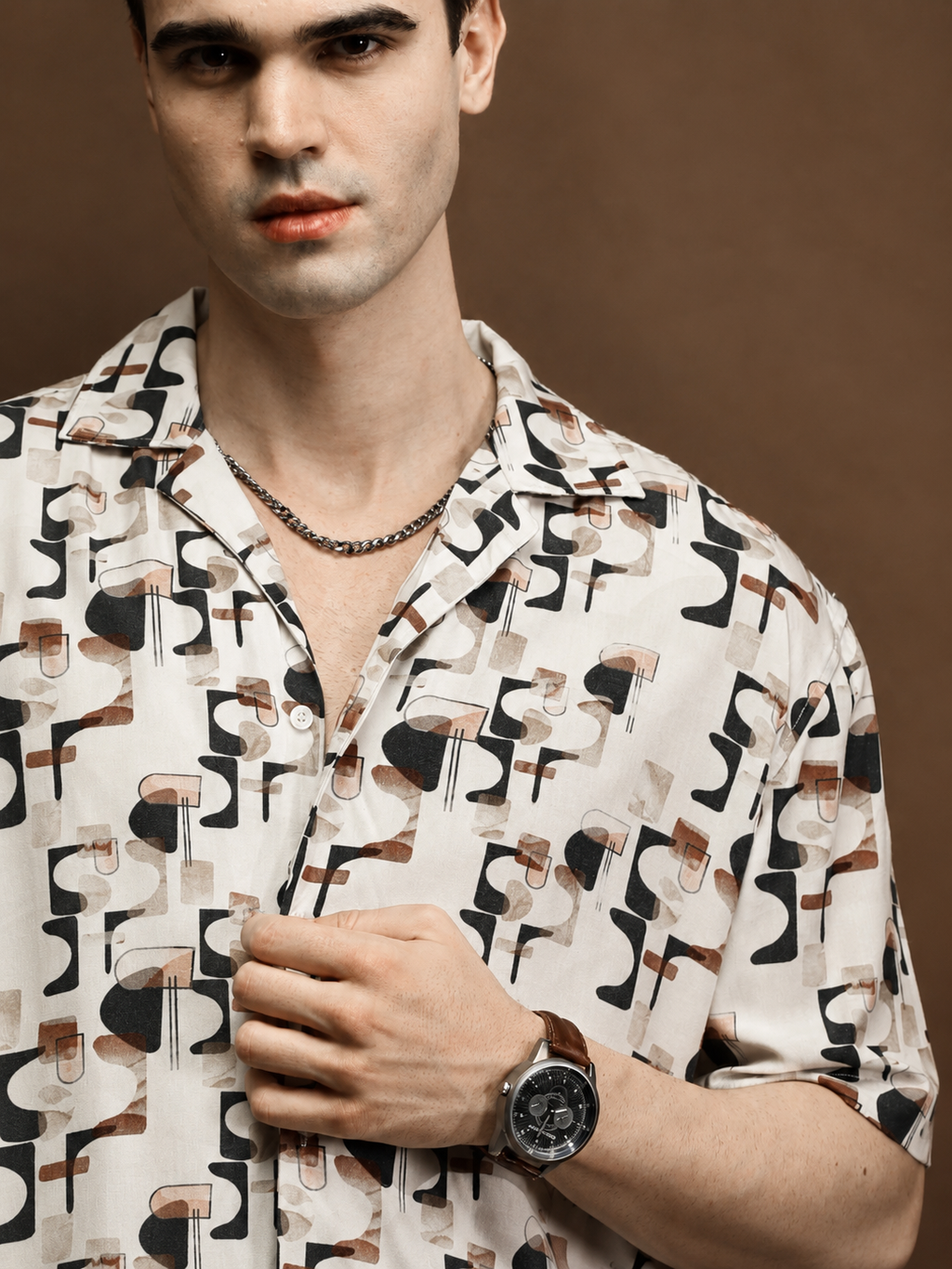 Dyno Viscose Relaxed Printed Shirt
