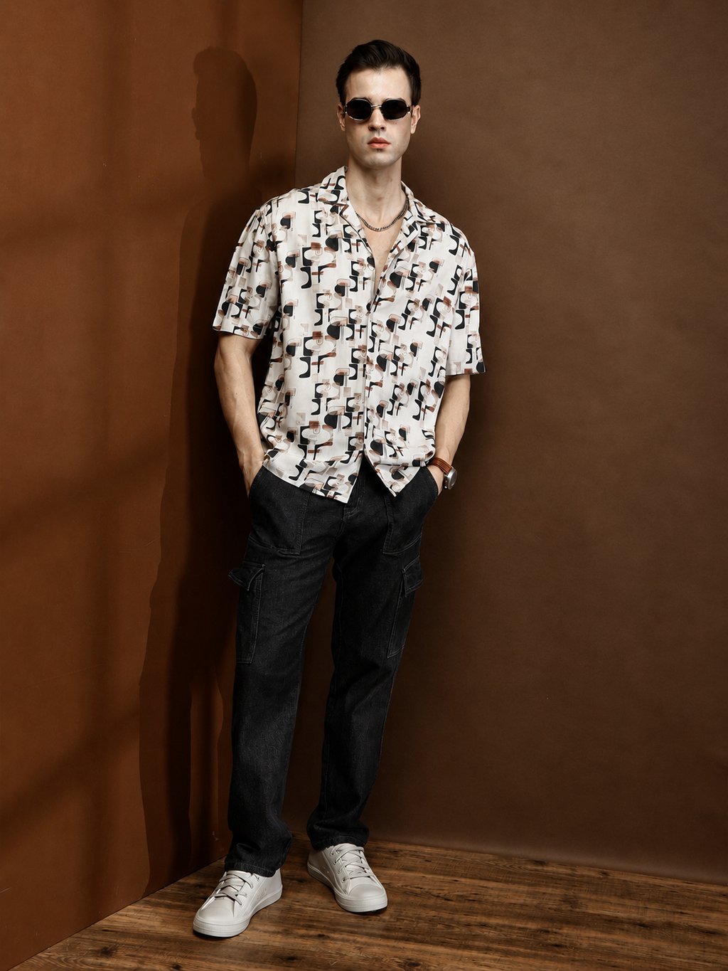 Dyno Viscose Relaxed Printed Shirt