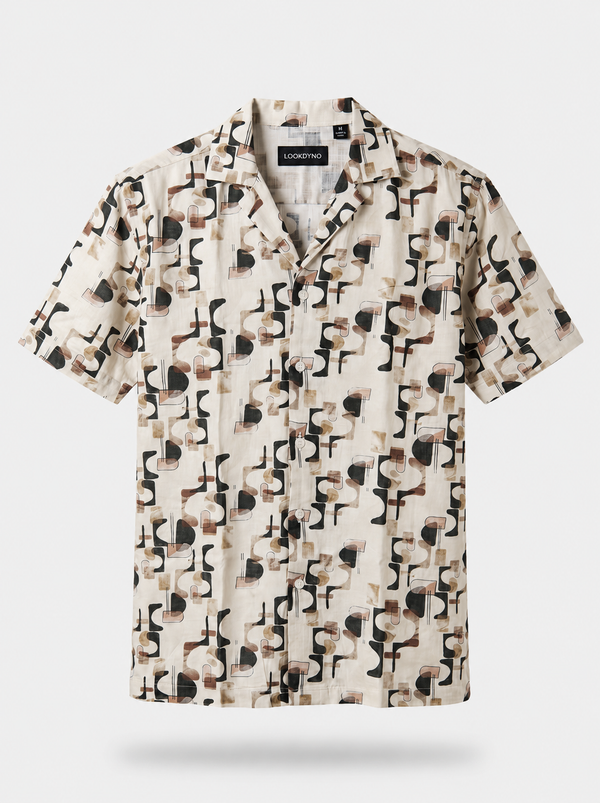 Dyno Viscose Relaxed Printed Shirt