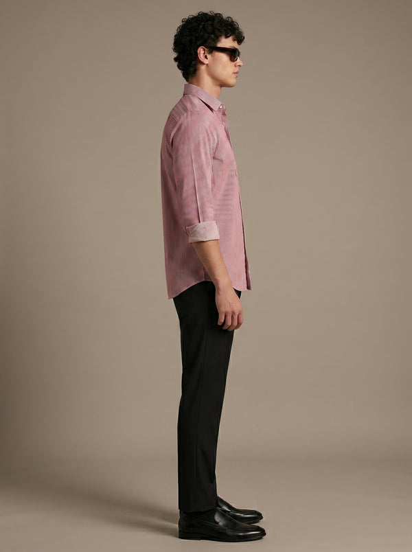 Classic Pink Stripe Shirt