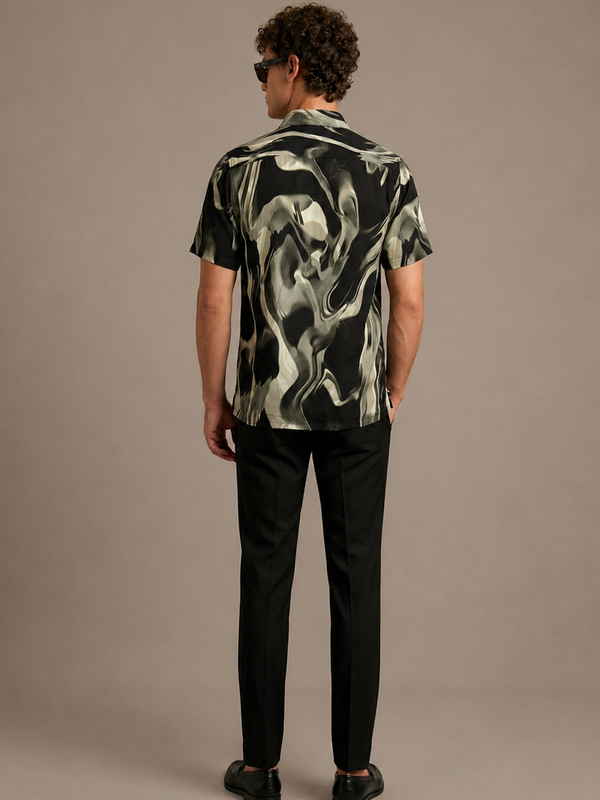 Deep Olive Soft Flow Shirt