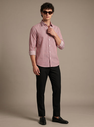 Classic Pink Stripe Shirt