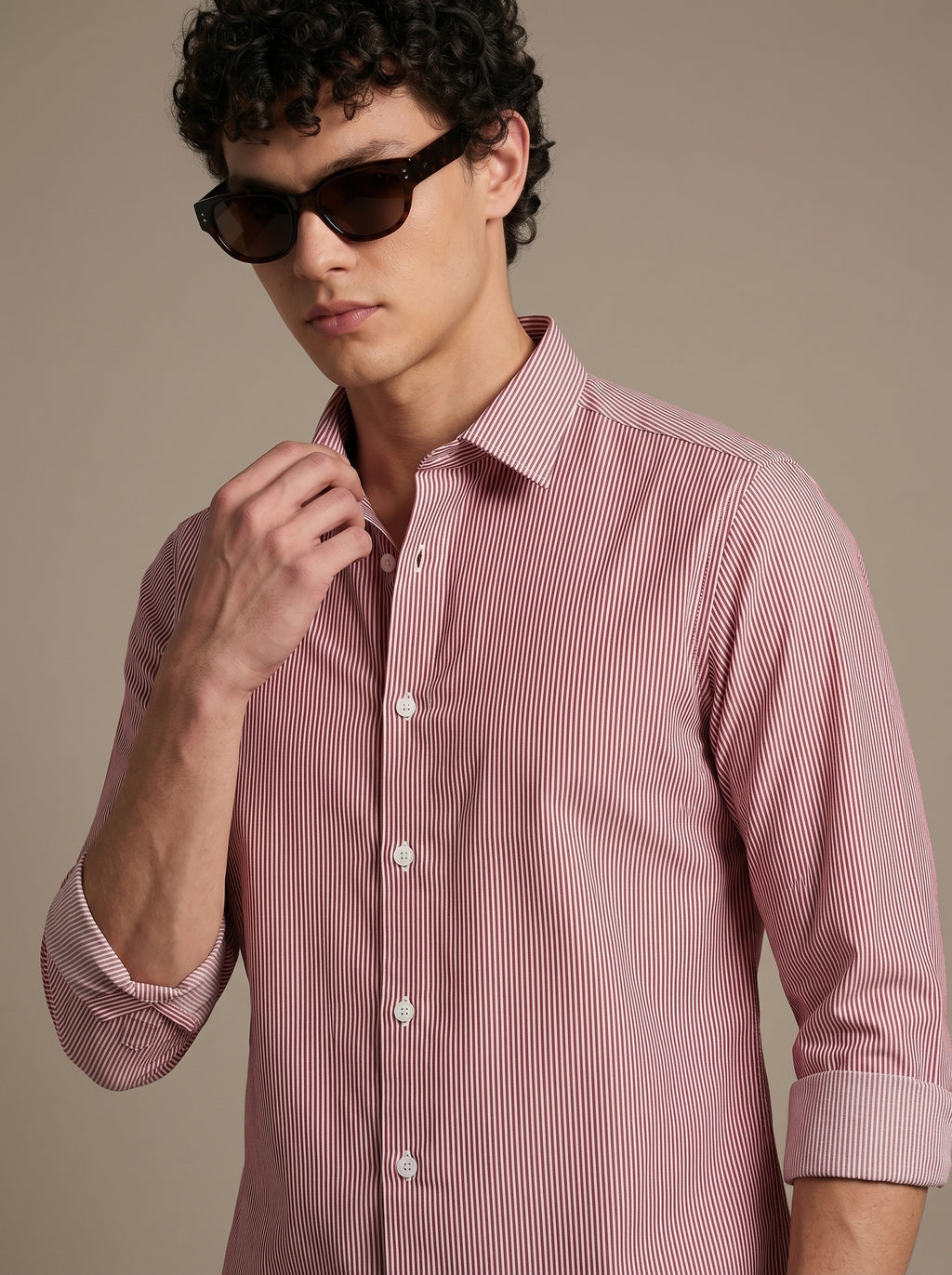Classic Pink Stripe Shirt