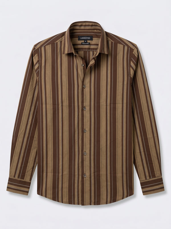 Retro Giza Cotton Stripe Shirt