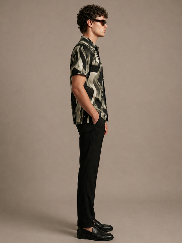 Deep Olive Soft Flow Shirt